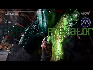 MKX Cassie Cage X-Ray Move On Reptile VS Predator