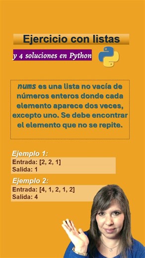 Programación Desde Cero on Instagram: "Ejercicio de listas con 4 soluciones en Python (♻️ Re-Post) Ver en el blog: https://patriciaemiguel.com/ejercicios/python/2019/09/02/ejercicio-python-4-soluciones.html #TBT #programación #programador #python #listas"