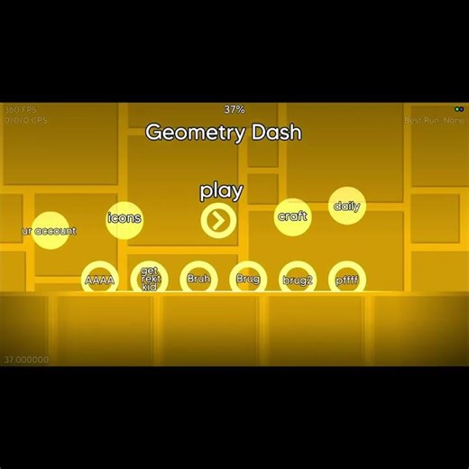 Geometry dash but bad #challenge #gddemon #gaming #funny #fun #games #gdmemes #geometrydash