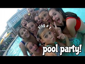 pool party-savannah almost died!// Vlog #1