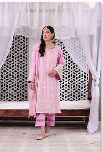 Nuriya brand lawn febric fully embroidered dori work beautiful soft colour just in 3800 only 😍😍😍😍very limited stock for order 03223500500 | Sasta Bazar by Nabeela Adnan