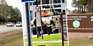 Military vehicle slams into Fort Stewart building; driver arrested