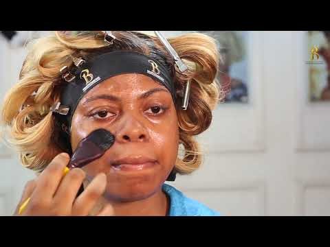 WAOOO 😱100M VIEWS VIDEO ⬆️ UNBELIEVABLE ⬆️😱 HAIR AND MAKEUP TUTORIAL FOR BLACK WOMEN 😱