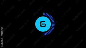 Ten Second Negative Countdown for party. Countdown timer