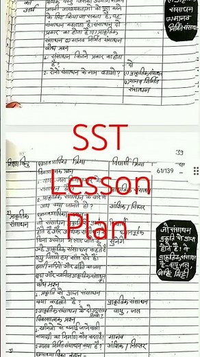 Sst lesson plan||Sansadhan ka arth or prakar||Daily lesson plan||B.Ed students..