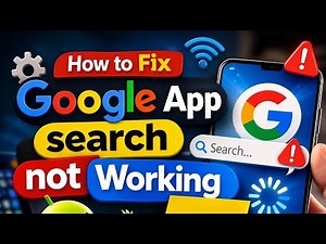 How to Fix Google App Search Not Working | Easy Fix