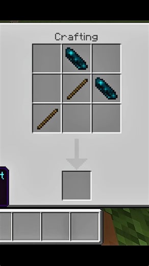 Crafting a Magical Stick in Minecraft #shorts #minecraft #mcpe
