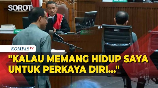 Nadiem Bantah Dakwaan Perkaya Diri Terima Rp809 Miliar di Kasus Dugaan Korupsi Chromebook