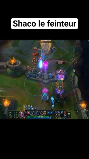 Shaco qui cross les ennemis #leagueoflegends