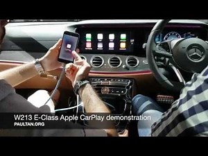 W213 E-Class: Apple CarPlay demo