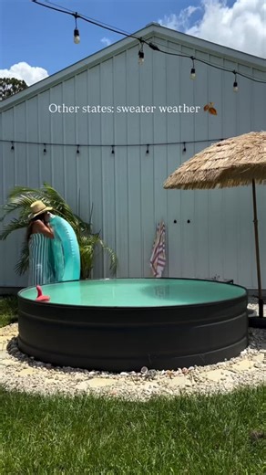 Channing | Florida Barndominium | SIX summers later… she’s retiring 💔⤵️ But between rust creeping through the epoxy and the pump calling it quits… it’s officially glow-up... | Instagram