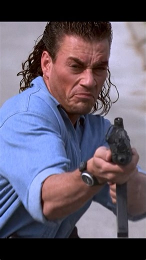 #movie #film "JCVD's CRAZIEST Motorcycle Stunt! 🤯 Standing on Bike & Shooting | Hard Target (1993)"