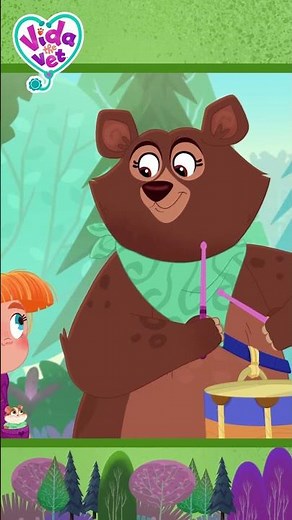 This Bear Can Keep a Beat! 🐻 Watch full episodes of Vida the Vet Now on Our Channel!