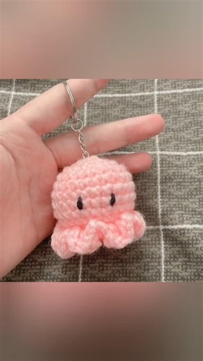 octopus keychain crochet 🐙 #crochet #viralaudio #viralshorts #reels #crochettutorial