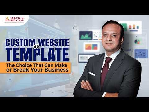 Custom website vs template — which is better for business growth?