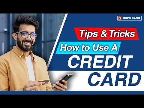 Credit Card Tips & Tricks - How to Use a Credit Card | HDFC Bank