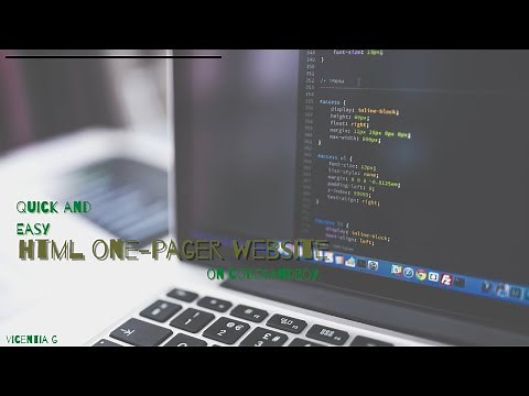 Quick and Easy HTML Website using codesandbox ! || Beginner ||
