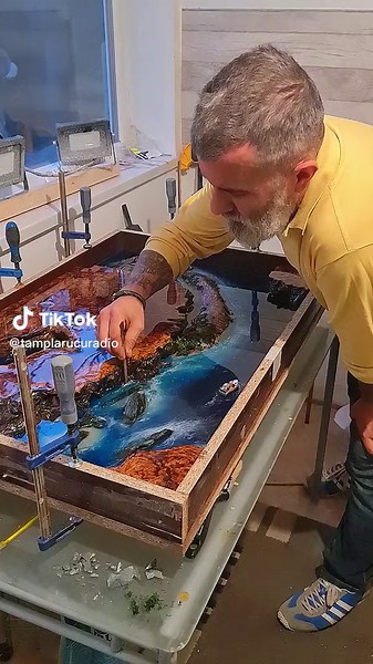 Creating a Stunning Wooden Table with Resin River Design