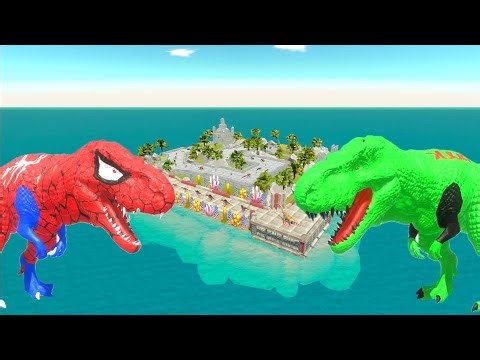 Alien Spider & Hulk T-Rex Hunt Begins – Can Anyone Escape? | ARBS