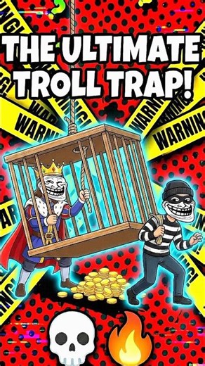 Bro King Trap Danger...💀 #trollface