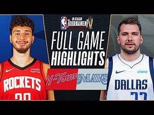 ROCKETS at MAVERICKS | NBA IN-SEASON TOURNAMENT 🏆 | FULL GAME HIGHLIGHTS | November 28, 2023