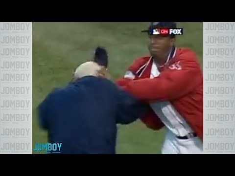 Pedro Martínez throws Don Zimmer to the ground, a breakdown