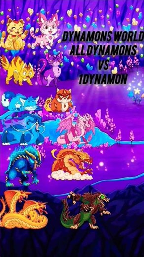 😮Dynamons World: All Dynamons vs 1 Dynamon | Epic Battle😱 #dynamonsworld #shortsviral #shortsfeed