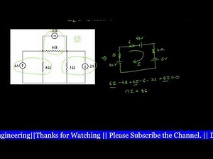 Mesh Analysis /Source Transformation Solved Problem #2