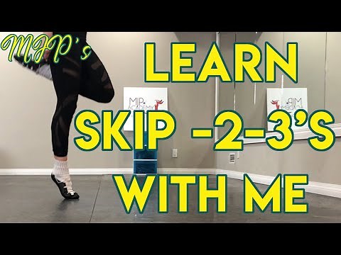 How to do Skip -2-3's - Irish Dance Practice Video 1 (Learn Hop-2-3's)