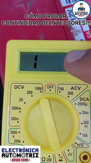 HOW TO TEST INJECTOR CONTINUITY!!! #automotiveelectronics #automobile #automotiveelectricity