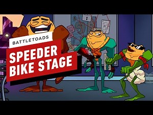 Battletoads - Full Speeder Bike Level Gameplay