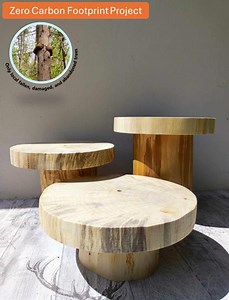 Rustic Wooden Cake Stand: Reclaimed Wood Display for Weddings - Etsy UK