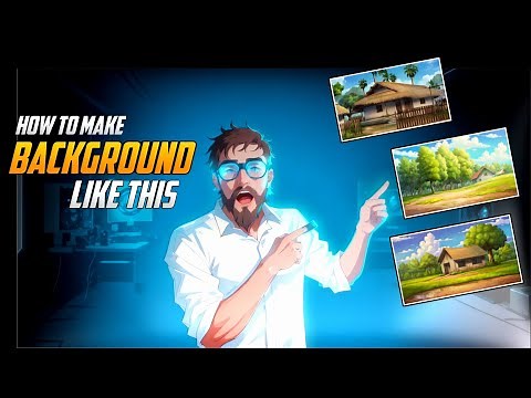 Create Background in 1 Click 🔥 | How to make Cartoon background | High quality background download
