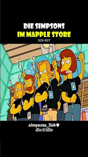 Die Simpsons im Mapple Store / S20-F07 / Simpsons / Deutsch