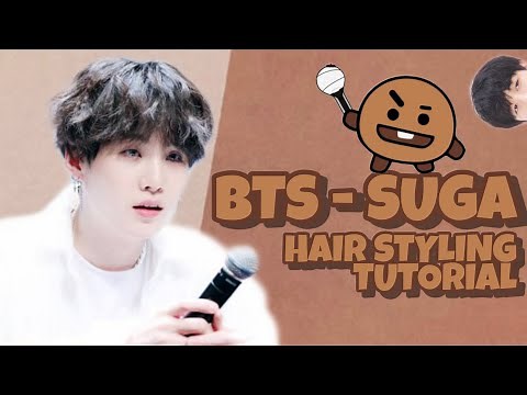 How to style your hair like Suga from BTS!