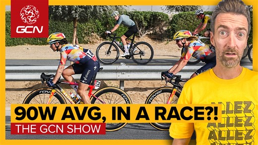 This week on the GCN Show, we dive into the surprisingly "easy" stages of the UAE Tour, where pro riders were recording average power outputs of less than 100 watts. We also examine a sobering new study on whether car drivers actually understand cyclist hand signals and check in on Conor Dunne’s progress (and eating habits) at the Atlas Mountain Race. Plus, we reveal the most successful race bike in history and take a look at your latest ingenious hacks and questionable bodges! | Global Cycling