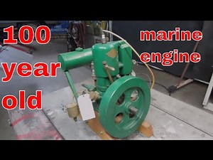 Will It Run? antique Marine engine sitting 35 years.