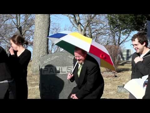Laughing at a Funeral -- Totally inappropriate