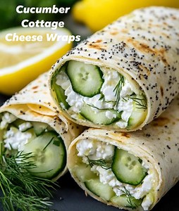 3.3K views · 11 reactions | Cucumber Cottage Cheese Wraps...