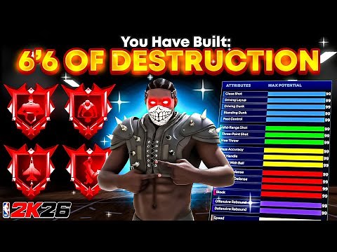 This NEW 6'6 BULLY ISO LOCK BUILD IS OVERPOWERED in NBA 2K26! BEST LOCKDOWN BUILD 2K26
