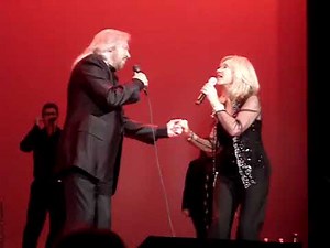 Barry Gibb and Olivia newton John with Islands In The Stream
