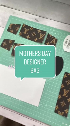 #UARushChallenge #cricut #cricutprojects #cricutexploreair2 #crafts #papercraft #handbag #designer #louisvuitton #mothersday #giftidea