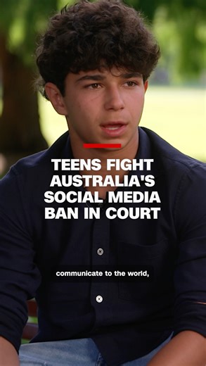 The Australian government says it has banned under-16s from social media for their own safety. Now, two teens are fighting the law in court, arguing a right to political expression. https://cnn.it/3KNqXaE | CNN International