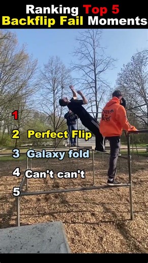 Ranking Top 5 Backflip Fail Moments | #funnyfails #funny #memes #humanfails |