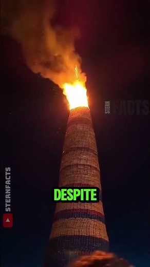 This Giant Bonfire Can Be Seen for Miles 😲