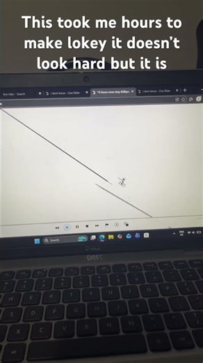 The game is called line rider search it up on google or Microsoft