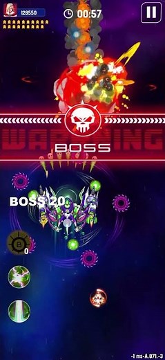 Space Shooter: Galaxy Attack | Boss 10 vs Boss 20 Gameplay (Full Fight)