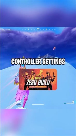 Best ZERO BUILD Controller Settings! 🎯 #controller #prosettings #fortnite #shorts