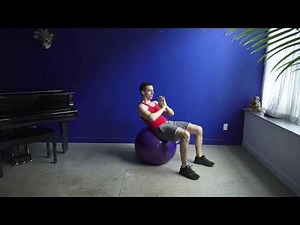 100 Abs Exercises on the Ball Part 1 Workout & Tutorial