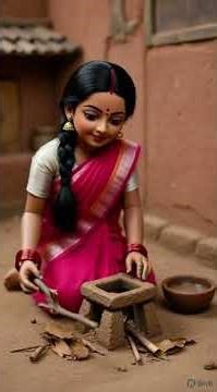 Miniature Doll Village Rain Crisis 🌧️ Cooking Without Gas | Survival Mini Kitchen